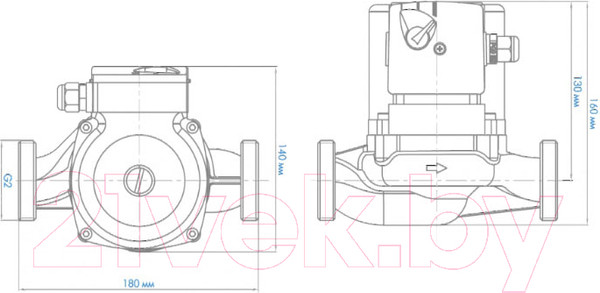 Изображение товара Циркуляционный насос Джилекс Циркуль Premium 32/80 / 3281