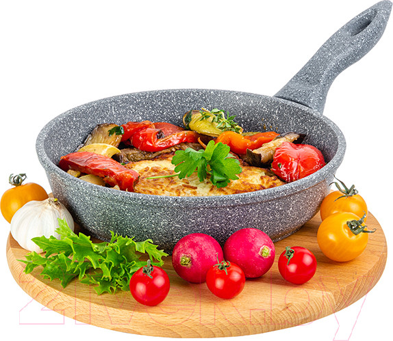 Изображение товара Сковорода Elan Gallery Гармония вкуса / 120576 (серый мрамор)