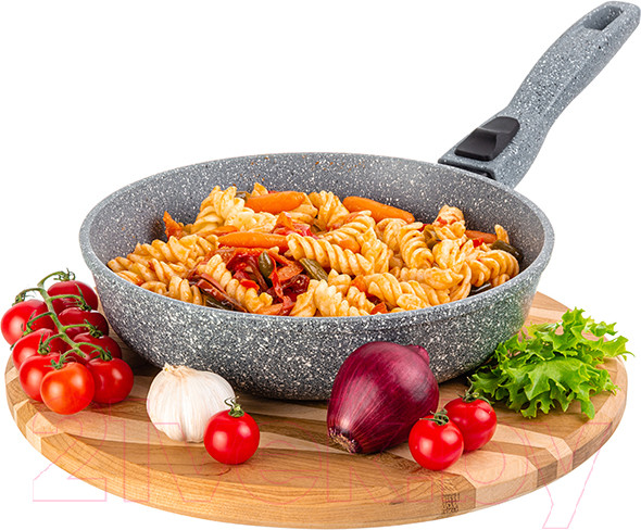 Изображение товара Сковорода Elan Gallery Гармония вкуса / 120588 (серый мрамор)