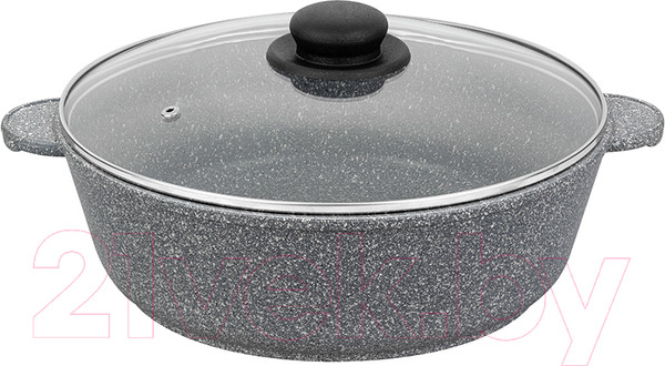 Изображение товара Жаровня Elan Gallery Гармония вкуса / 120545 (серый мрамор)