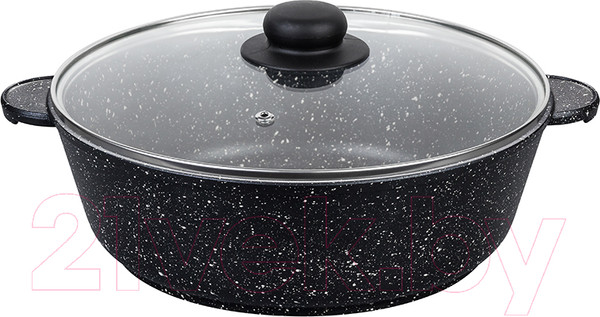 Изображение товара Жаровня Elan Gallery Гармония вкуса / 120141 (черный мрамор)