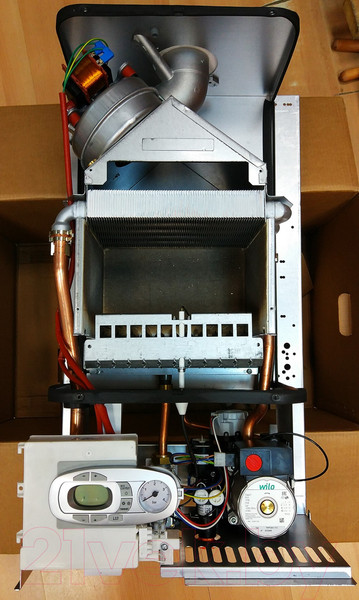 Изображение товара Газовый котел Ferroli Divatech D F24 (Ex) (с базовым коаксиальным комплектом дымоудаления)