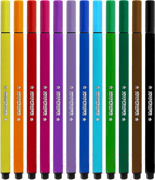 Изображение товара Фломастеры Юнландия Водный Мир / 152182 (12шт)