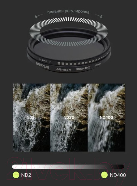 Изображение товара Светофильтр RayLab ND2-400 / RLAND46