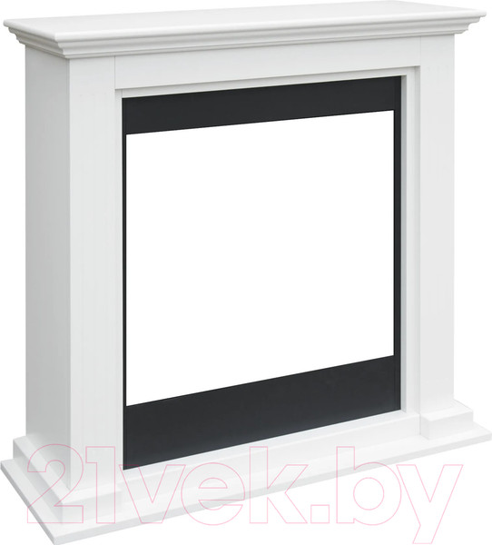 Изображение товара Каминокомплект Смолком Marta V23 + Vision 23 EF LED FX (бьянко белый/черный)