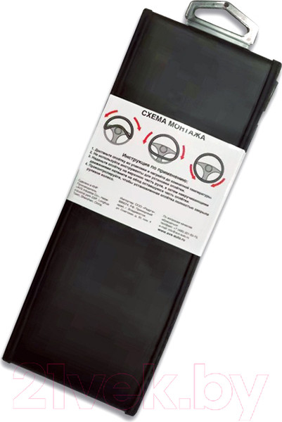 Изображение товара Оплетка на руль AVS GL-303M-B / A40019S (M, черный)