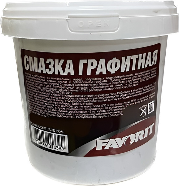 Изображение товара Смазка техническая Favorit Графитная / 57531 (2кг)
