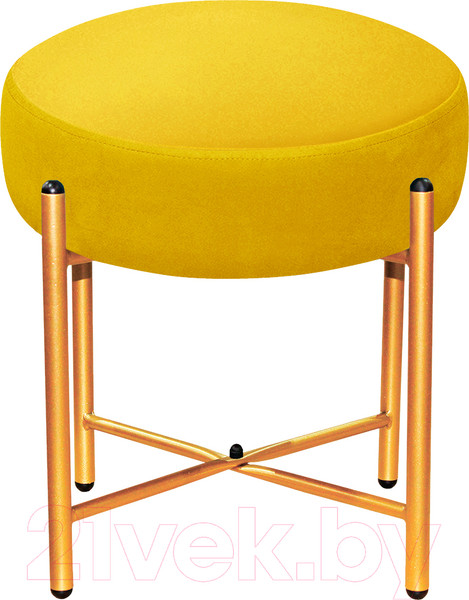 Изображение товара Пуф Sheffilton SHT-B4 / 207663 (желтый/золото)
