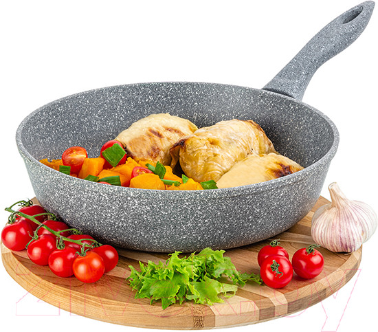 Изображение товара Сковорода Elan Gallery Гармония вкуса / 120582 (серый мрамор)