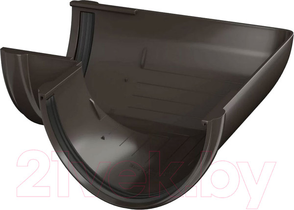 Изображение товара Угол желоба Технониколь Оптима 90 градусов (темно-коричневый)