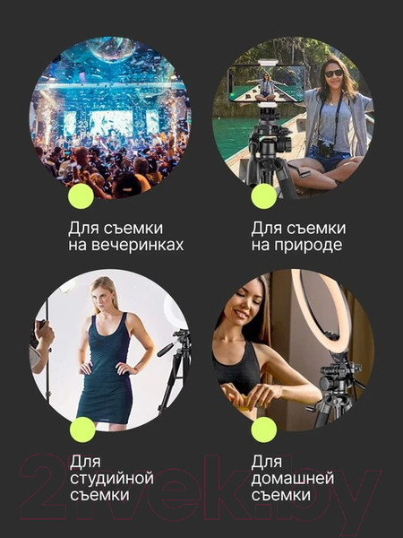 Изображение товара Штатив RayLab Travel 67 / RLCTAL67 (с головой)