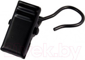 Изображение товара Зажим потолочный для штор Lm Decor черный матовый (10шт)