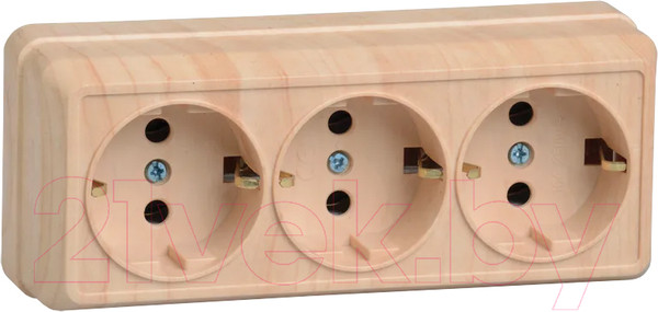 Изображение товара Розетка IEK Октава ERO31-K03-16-DC (сосна)