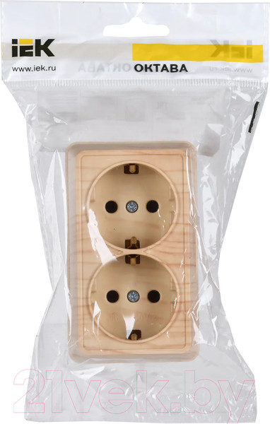 Изображение товара Розетка IEK Октава ERO21-K03-16-DC (сосна)