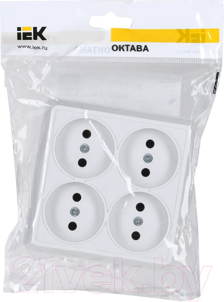 Изображение товара Розетка IEK Октава ERO40-K01-10-DC (белый)