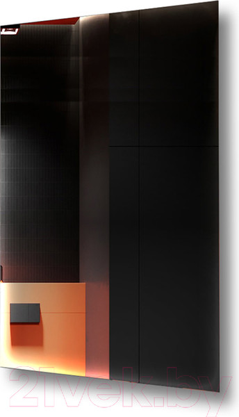 Изображение товара Зеркало Пекам GretaFly 60x90 / GretaFly-60x90dcl (с подсветкой, сенсором на взмах руки, часами)
