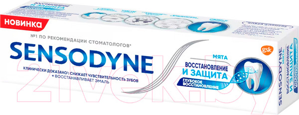 Изображение товара Зубная паста Sensodyne Восстановление и защита Repair and Protect New (75мл)