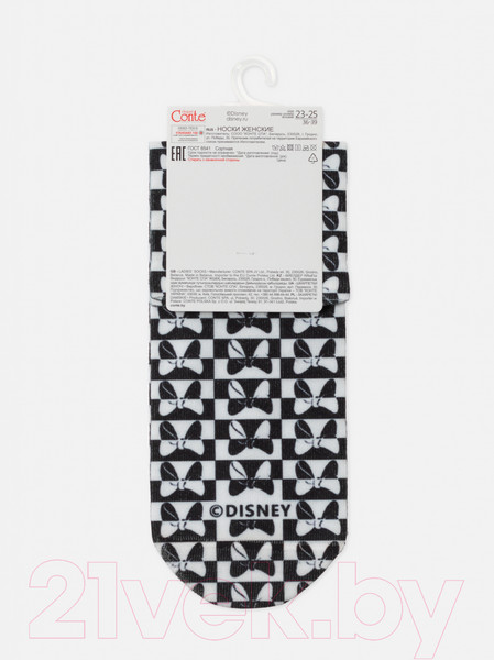 Изображение товара Носки Conte Elegant Disney 345 (р.23-25, черный/белый)