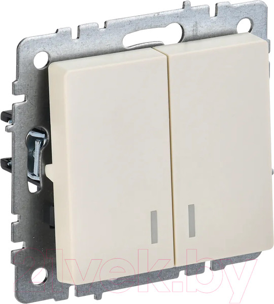 Изображение товара Выключатель IEK Brite BR-V20-1-10-K10 (бежевый)