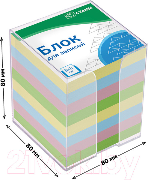 Изображение товара Блок для записей Стамм Basic / БЗ-888401