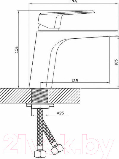 Изображение товара Смеситель Diadonna D80-110116