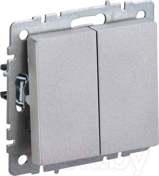 Изображение товара Выключатель IEK Brite BR-V20-0-10-K47 (алюминий)