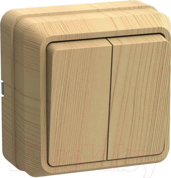 Изображение товара Выключатель IEK Октава EVO20-K03-10-DC (сосна)