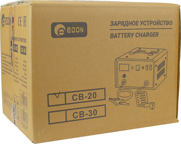 Изображение товара Зарядное устройство для аккумулятора Edon CB-20