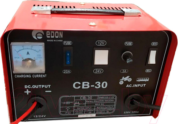 Изображение товара Зарядное устройство для аккумулятора Edon CB-30