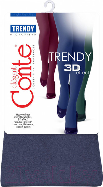 Изображение товара Колготки Conte Elegant Trendy Melange (р.5, marino)