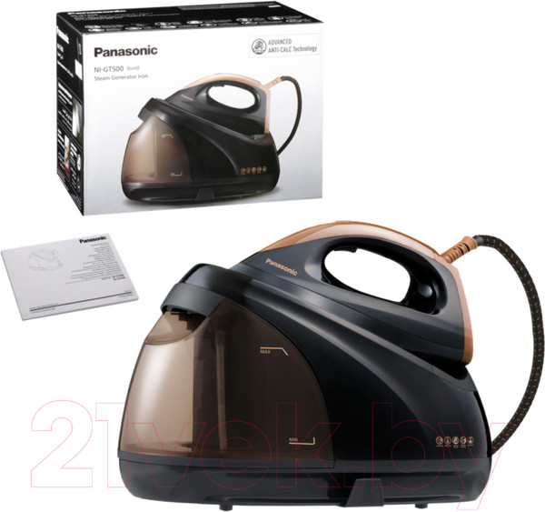 Изображение товара Утюг с парогенератором Panasonic NI-GT500NTW