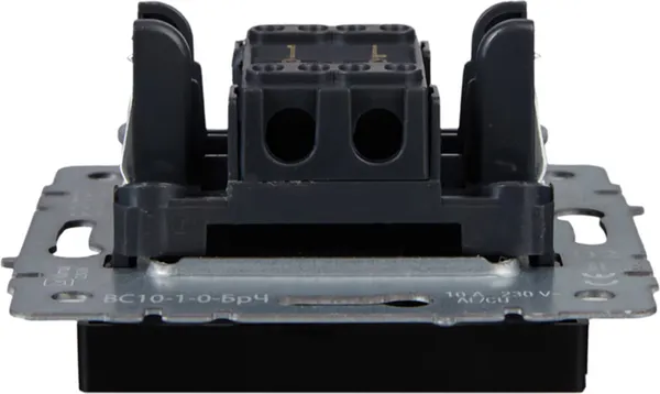Изображение товара Выключатель IEK Brite BR-V10-0-10-K02 (черный)