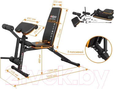 Изображение товара Скамья для пресса Alpin Olympus G-8