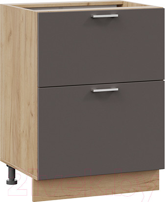 Изображение товара Шкаф-стол кухонный ТриЯ Габриэлла 1Н6Я2 (дуб крафт золотой/муссон)