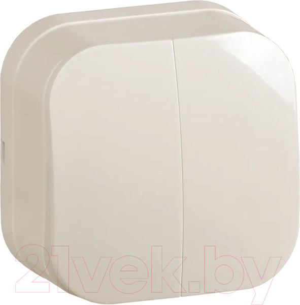 Изображение товара Выключатель IEK Glory EVH20-K33-10 (кремовый)