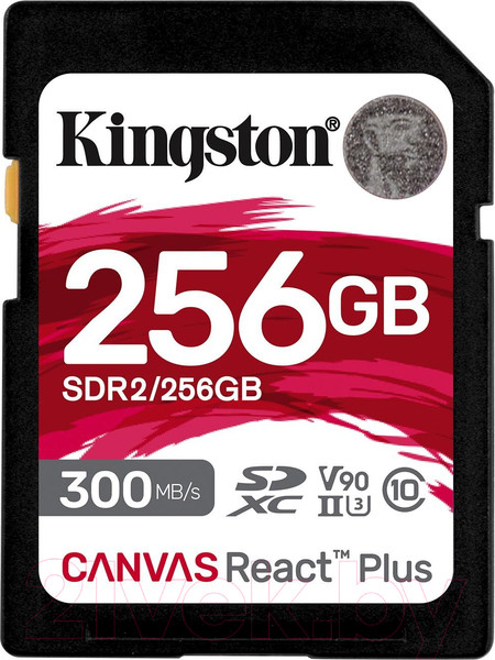 Изображение товара Карта памяти Kingston Canvas React Plus SDXC 256GB (SDR2/256GB)