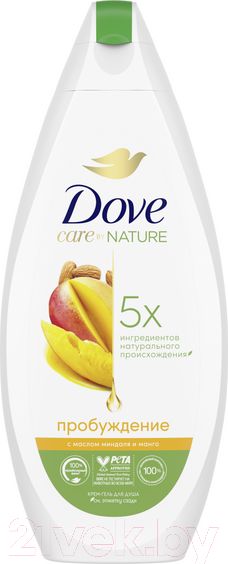 Изображение товара Гель для душа Dove Манго и миндаль Делайла (250мл)
