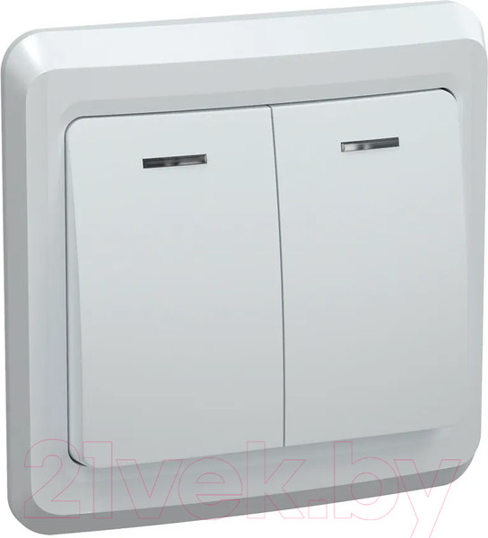 Изображение товара Выключатель IEK Вега EVV21-K01-10-DM (белый)