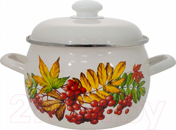 Изображение товара Кастрюля Лысьвенские эмали Рябина 4210АП2/4