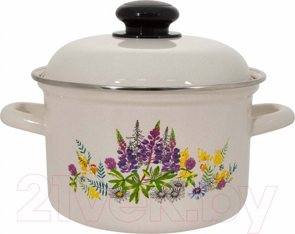 Изображение товара Кастрюля Лысьвенские эмали Люпины 1612АП2/4