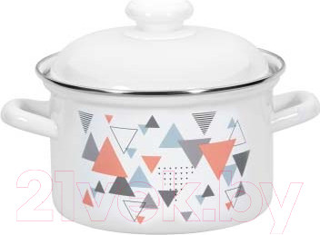 Изображение товара Кастрюля Лысьвенские эмали Треугольники С-1612 АП2/4