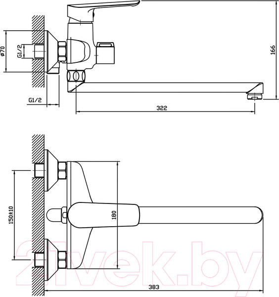 Изображение товара Смеситель Esko Lagos LG 31