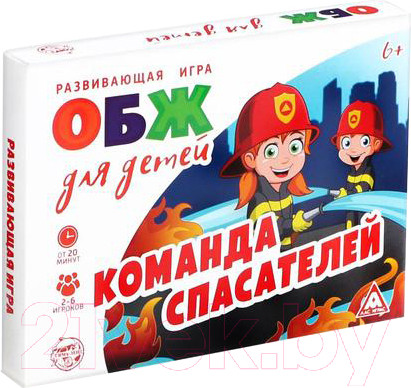 Изображение товара Развивающая игра Лас Играс Команда спасателей. ОБЖ / 1882272