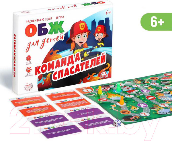 Изображение товара Развивающая игра Лас Играс Команда спасателей. ОБЖ / 1882272