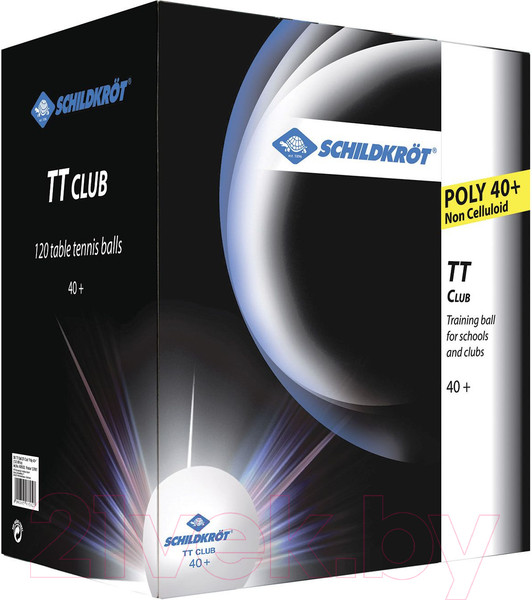 Изображение товара Набор мячей для настольного тенниса Donic Schildkrot 2T-Club / 608538 (120шт, оранжевый)