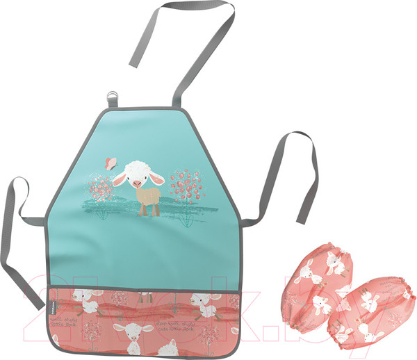 Изображение товара Фартук для творчества Erich Krause Curly Sheep / 56749 (с нарукавниками )