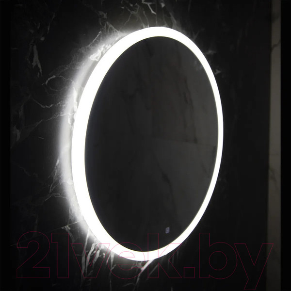 Изображение товара Зеркало Пекам Ring 100x100 / ring-100x100s (с подсветкой, сенсором на прикосновение)