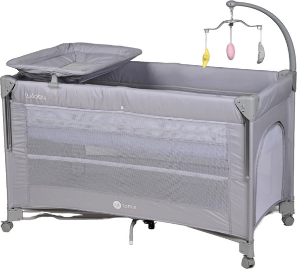Изображение товара Кровать-манеж Tomix Lullaby Lux / BM-02 (Grey)