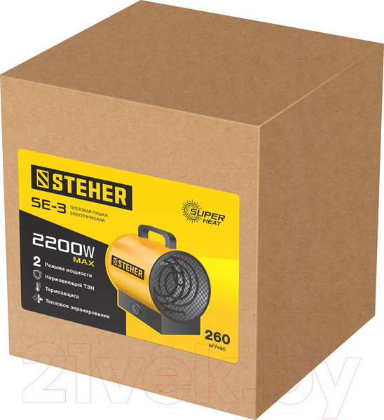 Изображение товара Тепловая пушка электрическая Steher SE-3