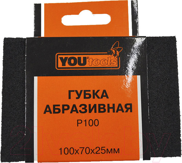 Изображение товара Губка абразивная Yourtools 100х70х25 P100 N12